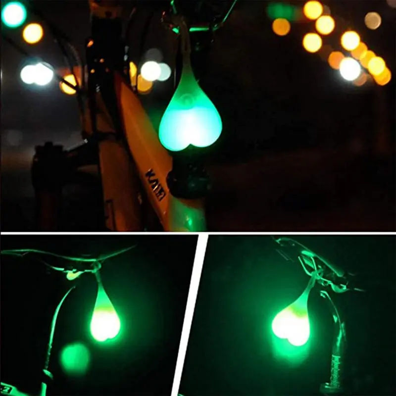 Luz criativa para bicicleta